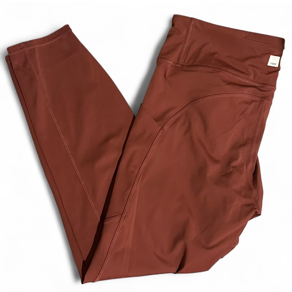 Vuori Hi Rise Rust Red Pocket Leggings XL